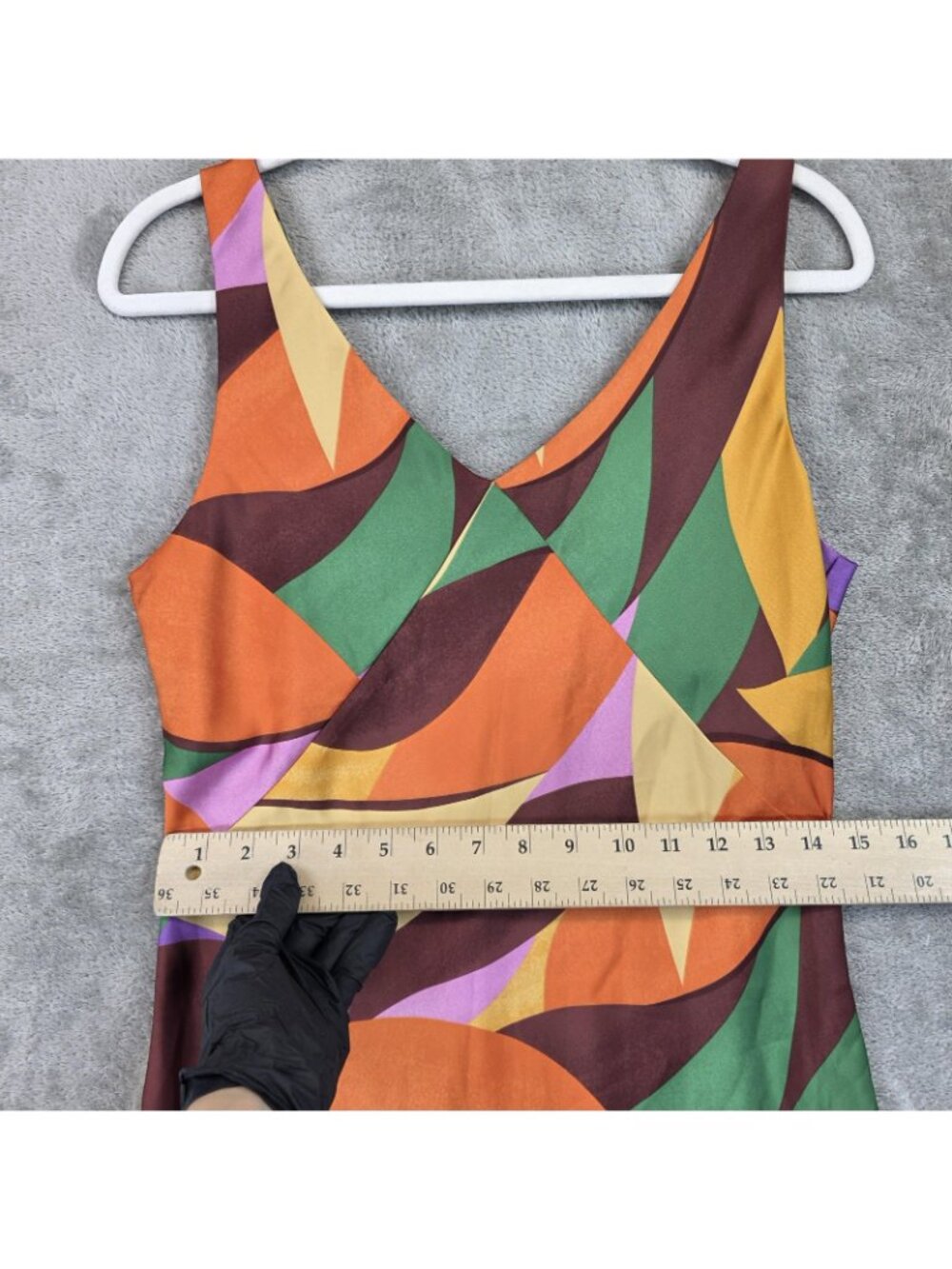 Joie Dress Womens S Multicolor Floral Print V Neck Sleeveless Fit & Flare Maxi - Picture 7 of 9